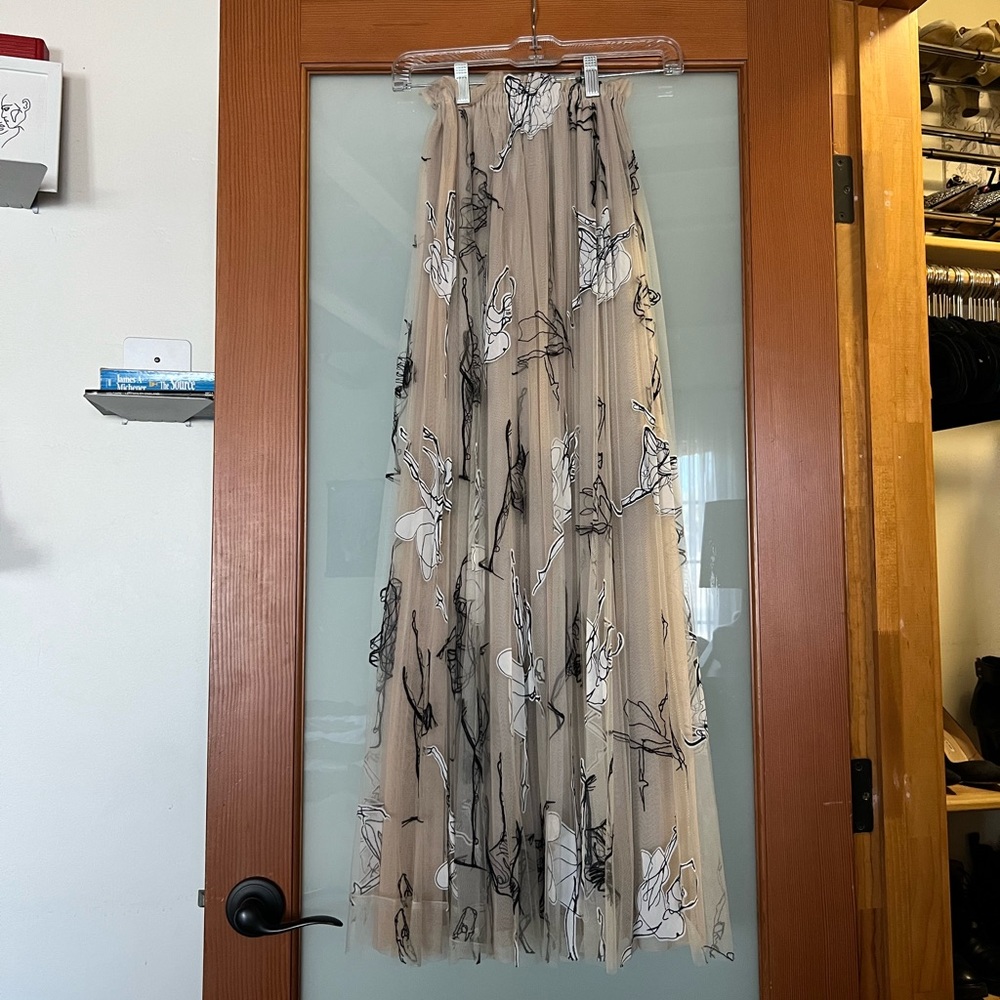 Anthropologie tulle ballerina skirt